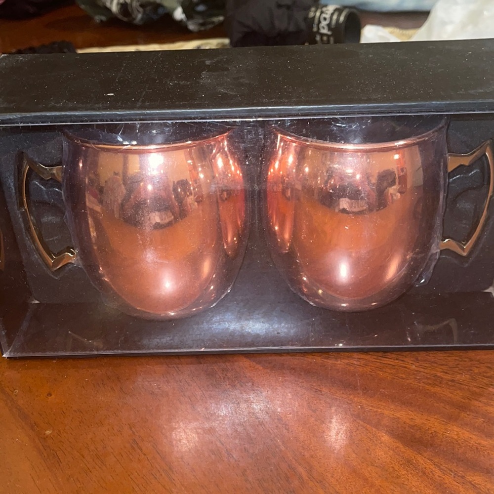 Moscow Mule set of 2 copper mugs